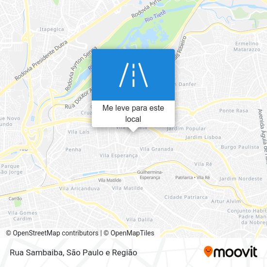 Rua Sambaiba mapa