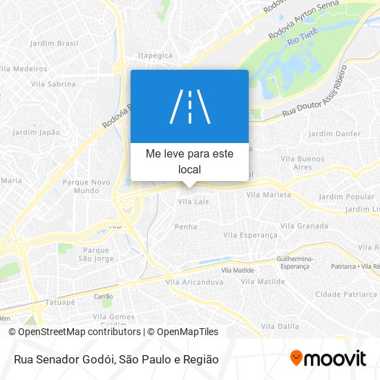 Rua Senador Godói mapa