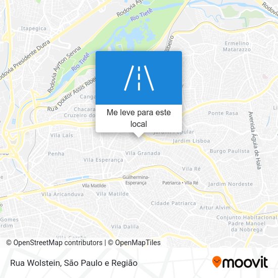 Rua Wolstein mapa