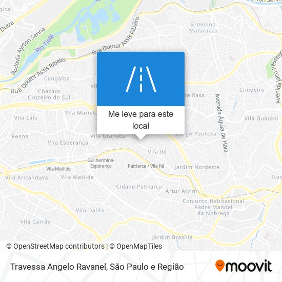 Travessa Angelo Ravanel mapa