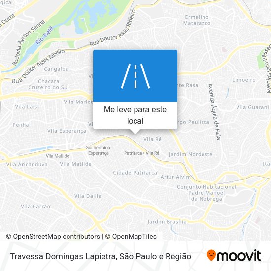 Travessa Domingas Lapietra mapa