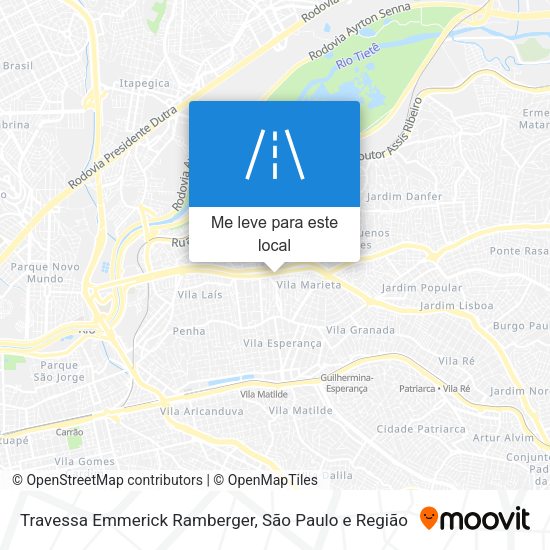 Travessa Emmerick Ramberger mapa