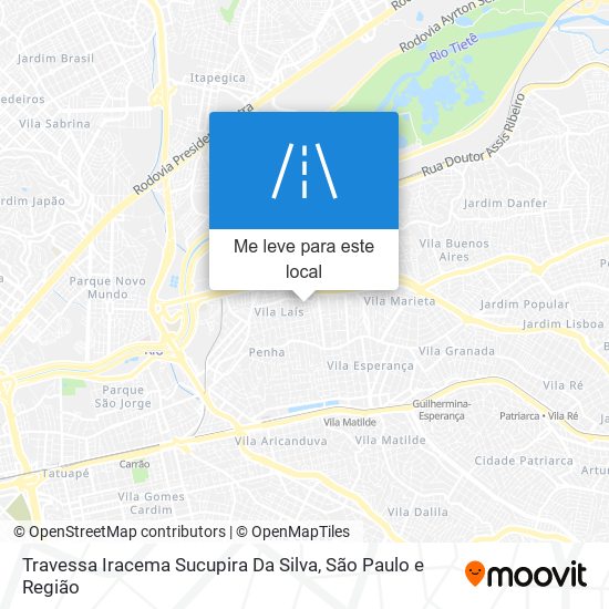 Travessa Iracema Sucupira Da Silva mapa