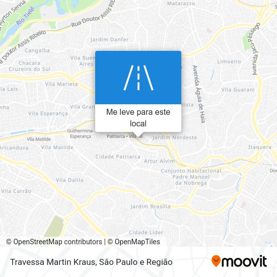Travessa Martin Kraus mapa