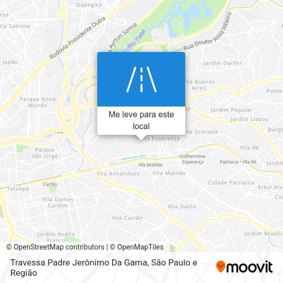 Travessa Padre Jerônimo Da Gama mapa
