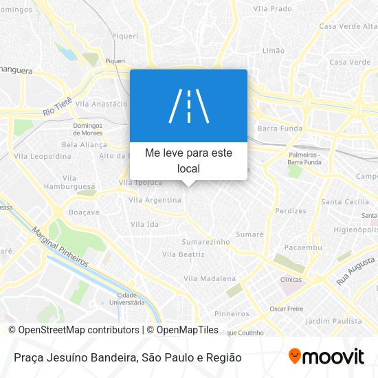 Praça Jesuíno Bandeira mapa