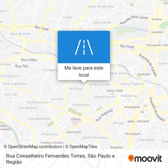 Rua Conselheiro Fernandes Torres mapa