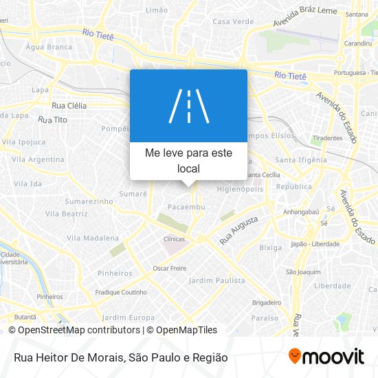 Rua Heitor De Morais mapa