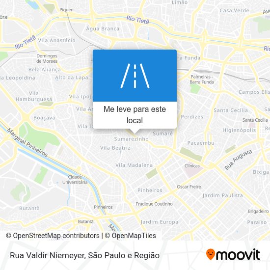 Rua Valdir Niemeyer mapa