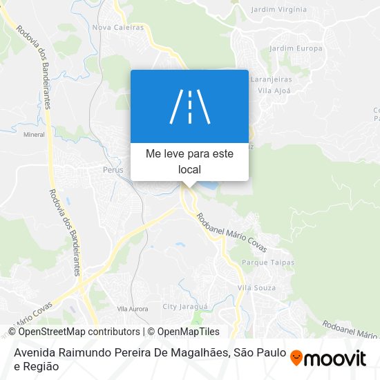 Avenida Raimundo Pereira De Magalhães mapa