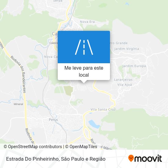 Estrada Do Pinheirinho mapa