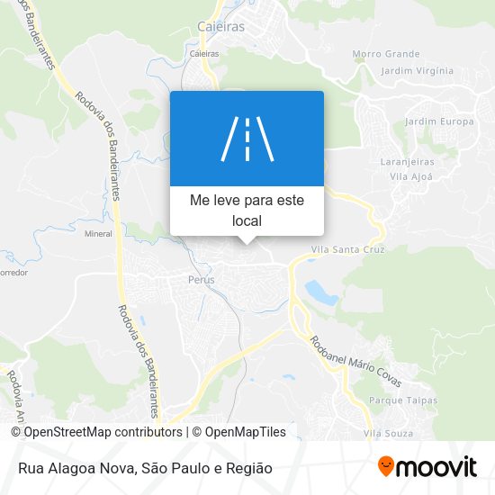 Rua Alagoa Nova mapa