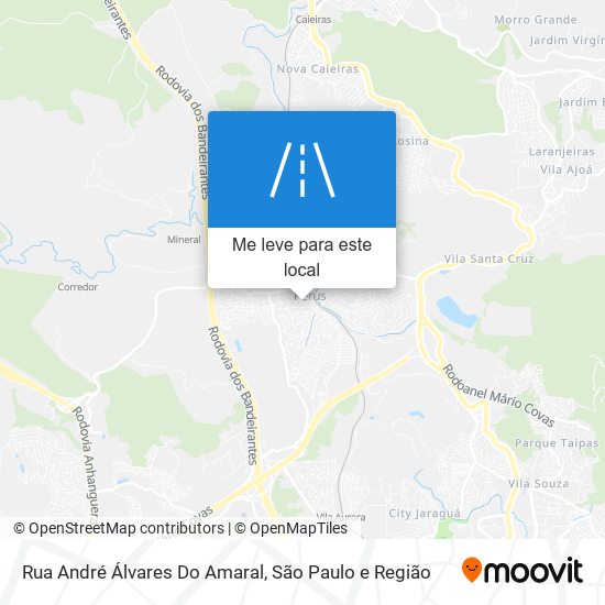 Rua André Álvares Do Amaral mapa