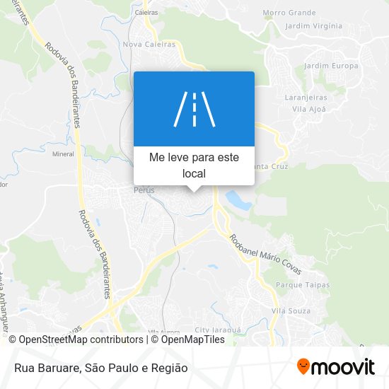 Rua Baruare mapa