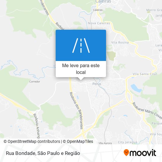 Rua Bondade mapa