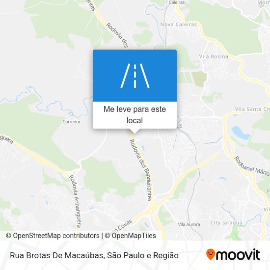 Rua Brotas De Macaúbas mapa