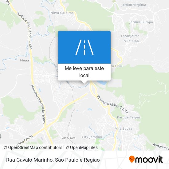 Rua Cavalo Marinho mapa
