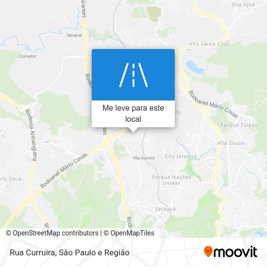 Rua Curruira mapa