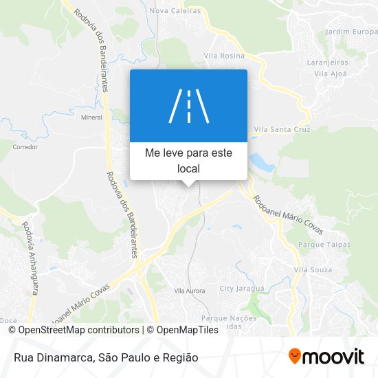 Rua Dinamarca mapa