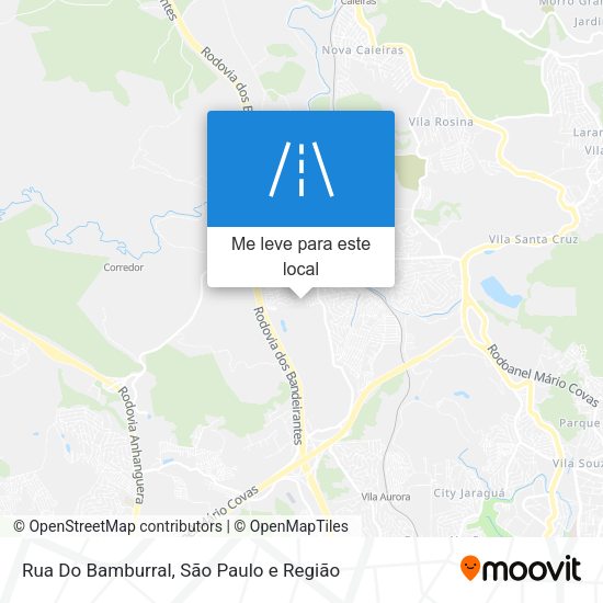 Rua Do Bamburral mapa