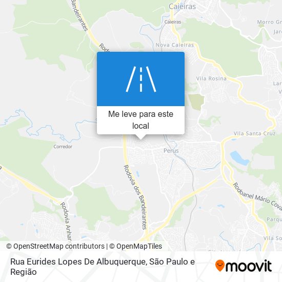 Rua Eurides Lopes De Albuquerque mapa