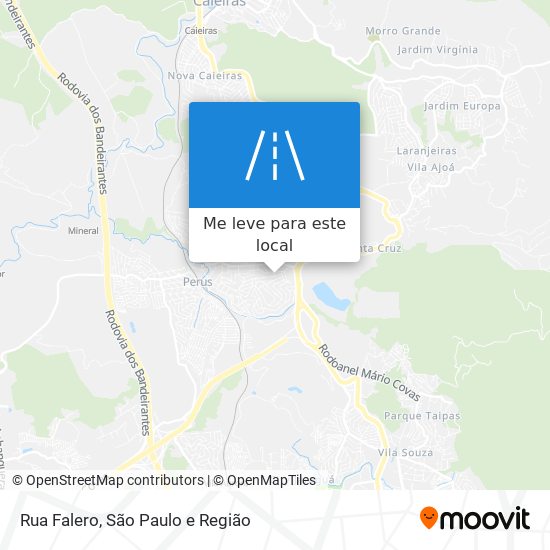 Rua Falero mapa