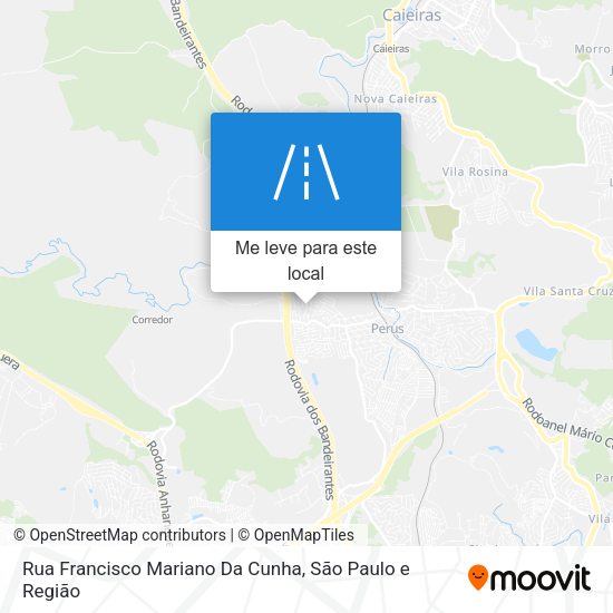 Rua Francisco Mariano Da Cunha mapa