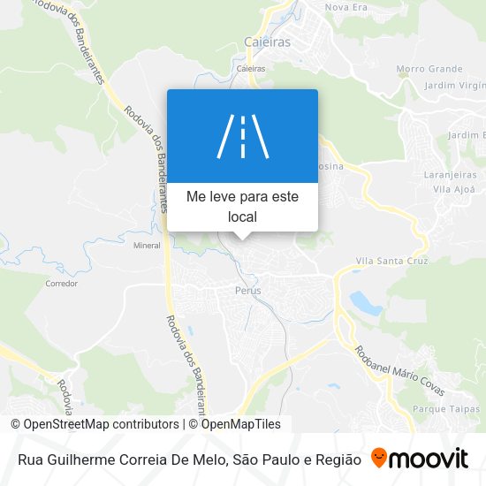 Rua Guilherme Correia De Melo mapa