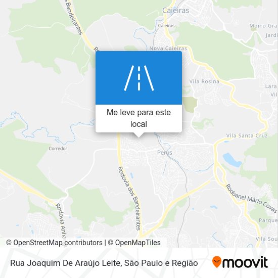 Rua Joaquim De Araújo Leite mapa