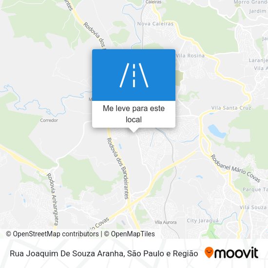 Rua Joaquim De Souza Aranha mapa