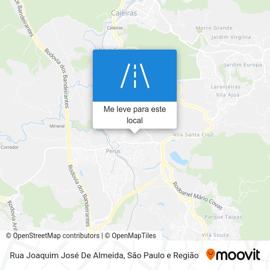 Rua Joaquim José De Almeida mapa