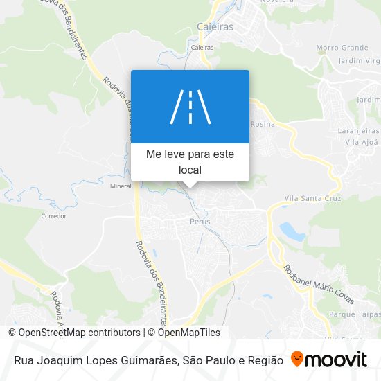 Rua Joaquim Lopes Guimarães mapa