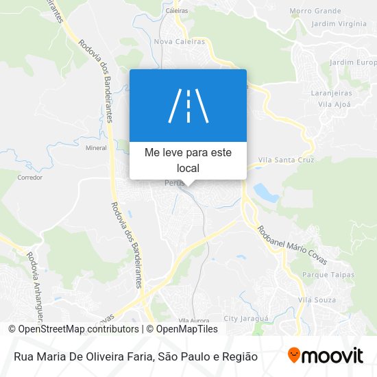Rua Maria De Oliveira Faria mapa