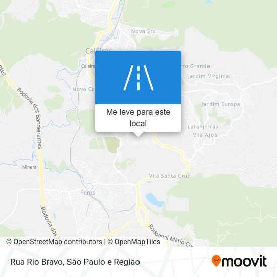 Rua Rio Bravo mapa
