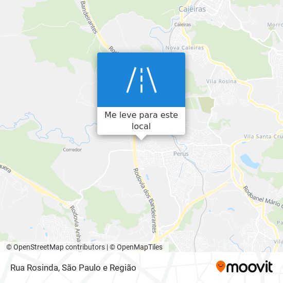 Rua Rosinda mapa