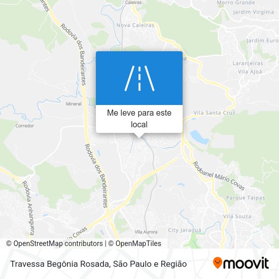 Travessa Begônia Rosada mapa