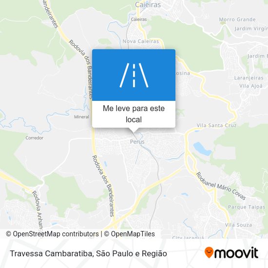 Travessa Cambaratiba mapa