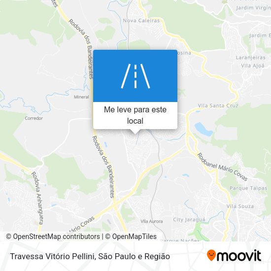 Travessa Vitório Pellini mapa