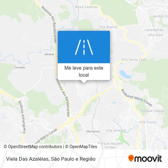 Viela Das Azaléias mapa