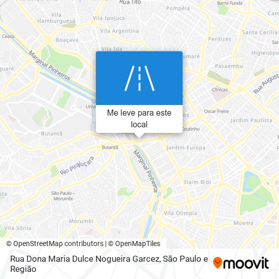 Rua Dona Maria Dulce Nogueira Garcez mapa