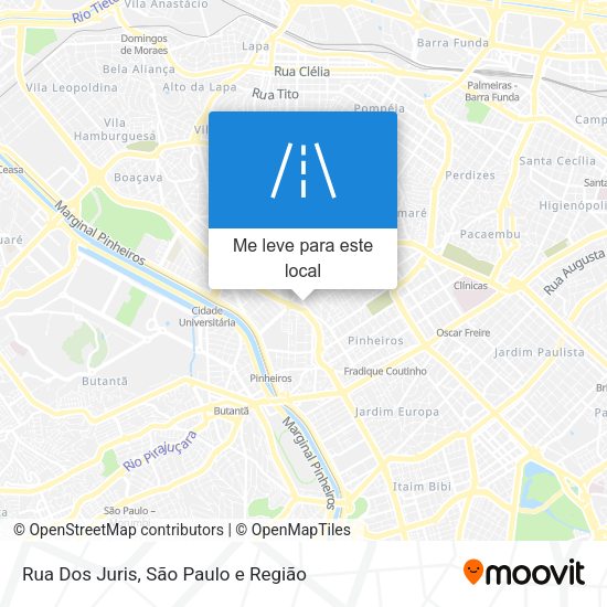 Rua Dos Juris mapa