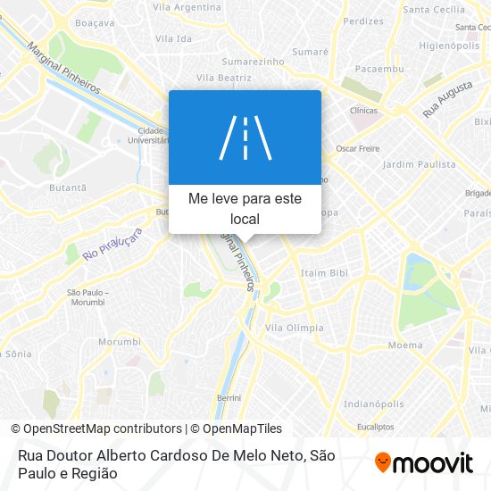 Rua Doutor Alberto Cardoso De Melo Neto mapa