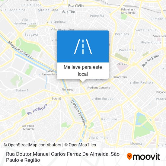 Rua Doutor Manuel Carlos Ferraz De Almeida mapa