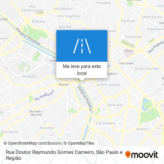 Rua Doutor Raymundo Gomes Carneiro mapa