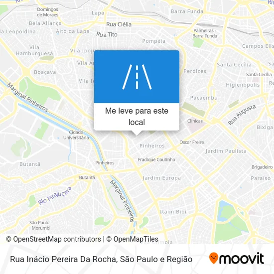 Rua Inácio Pereira Da Rocha mapa
