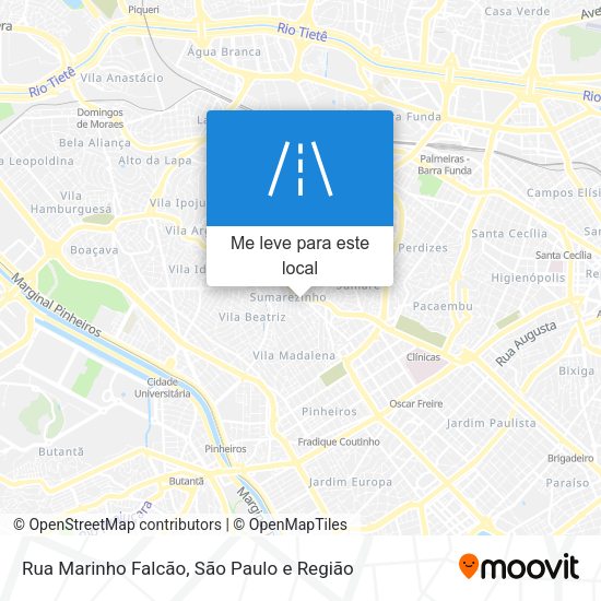 Rua Marinho Falcão mapa