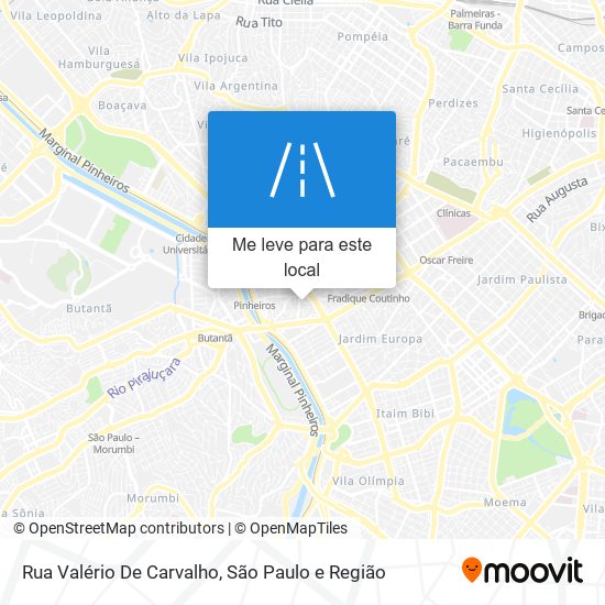 Rua Valério De Carvalho mapa