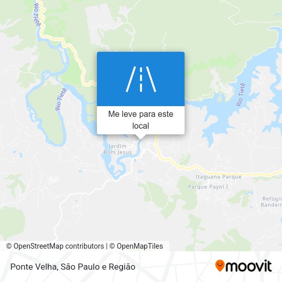 Ponte Velha mapa