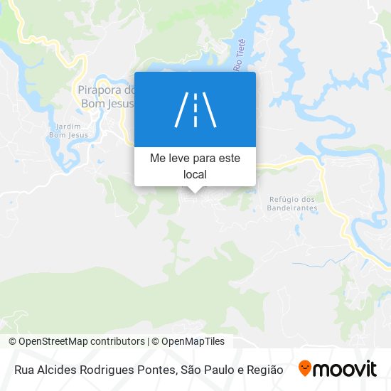 Rua Alcides Rodrigues Pontes mapa