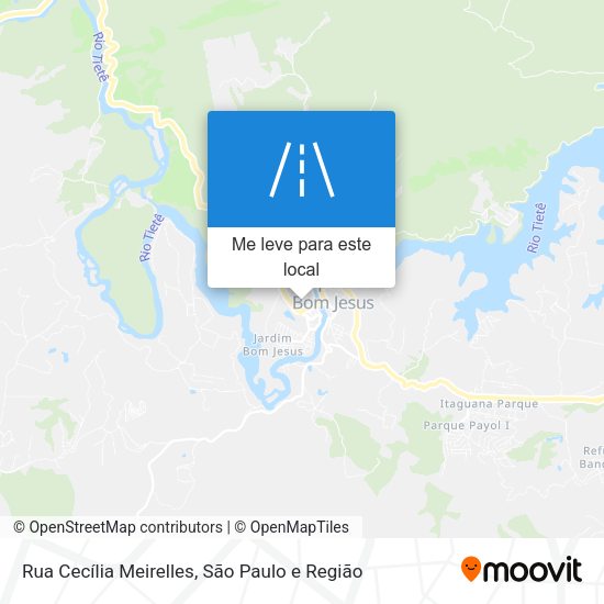 Rua Cecília Meirelles mapa